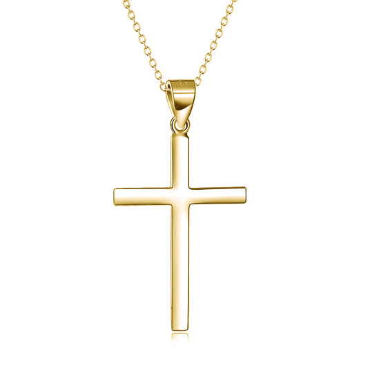 Collier pendentif croix en argent sterling, bijoux cadeaux pour femmes et hommes