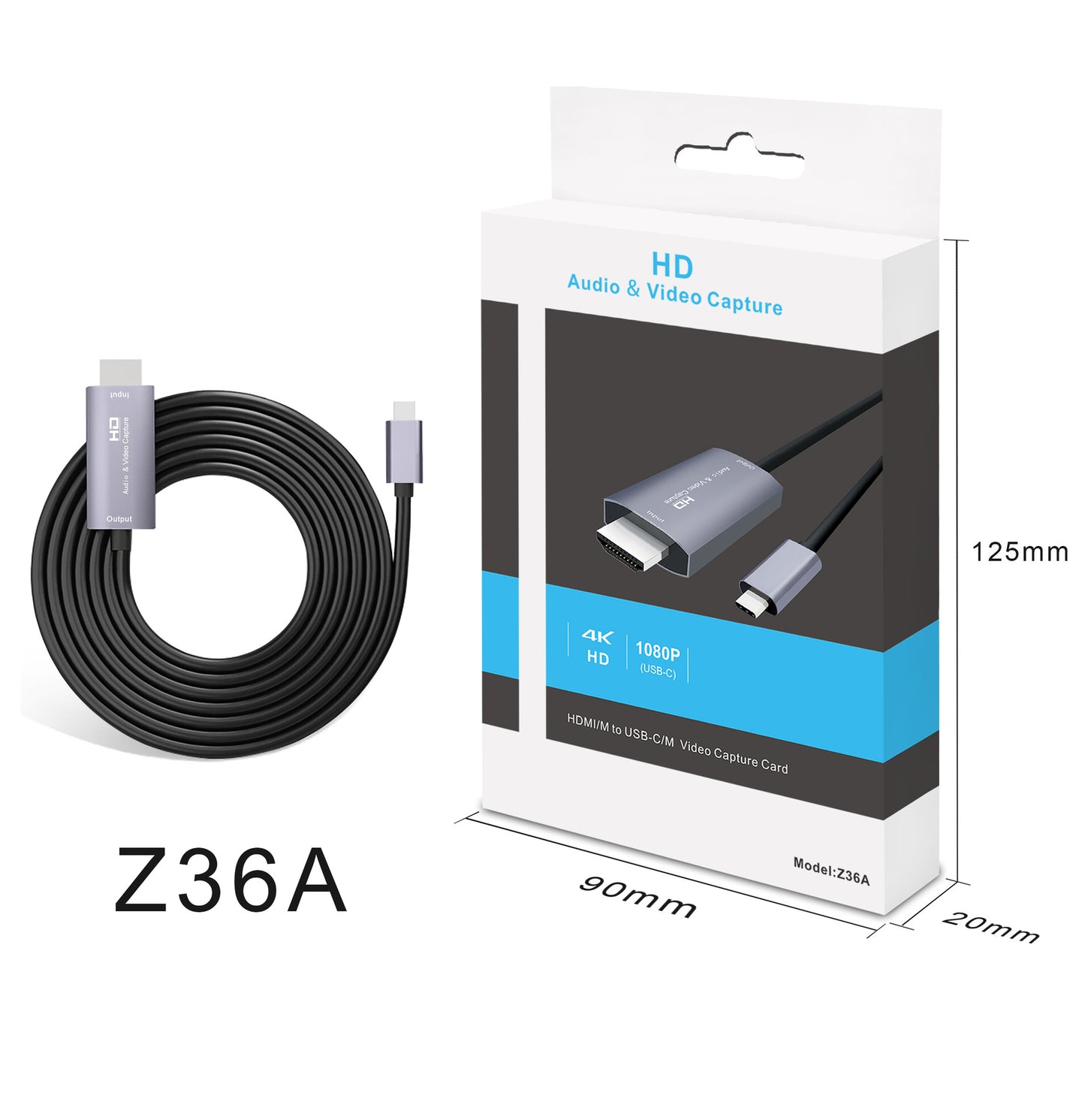 Nouveau produit carte de Capture vidéo Hdmi entrée 4K Ultra-claire sortie Usb3.1 haute définition 1080 longueur de câble 1.8 mètres diffusion en direct