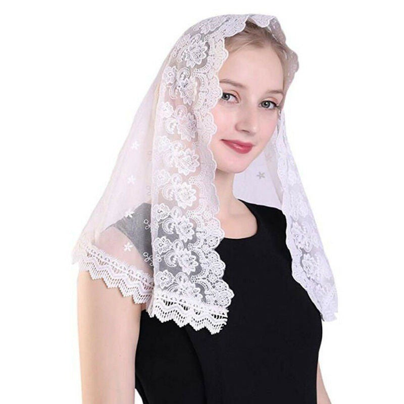 Various Vintage Women's Lace Veil Wedding Bridal Headscarf