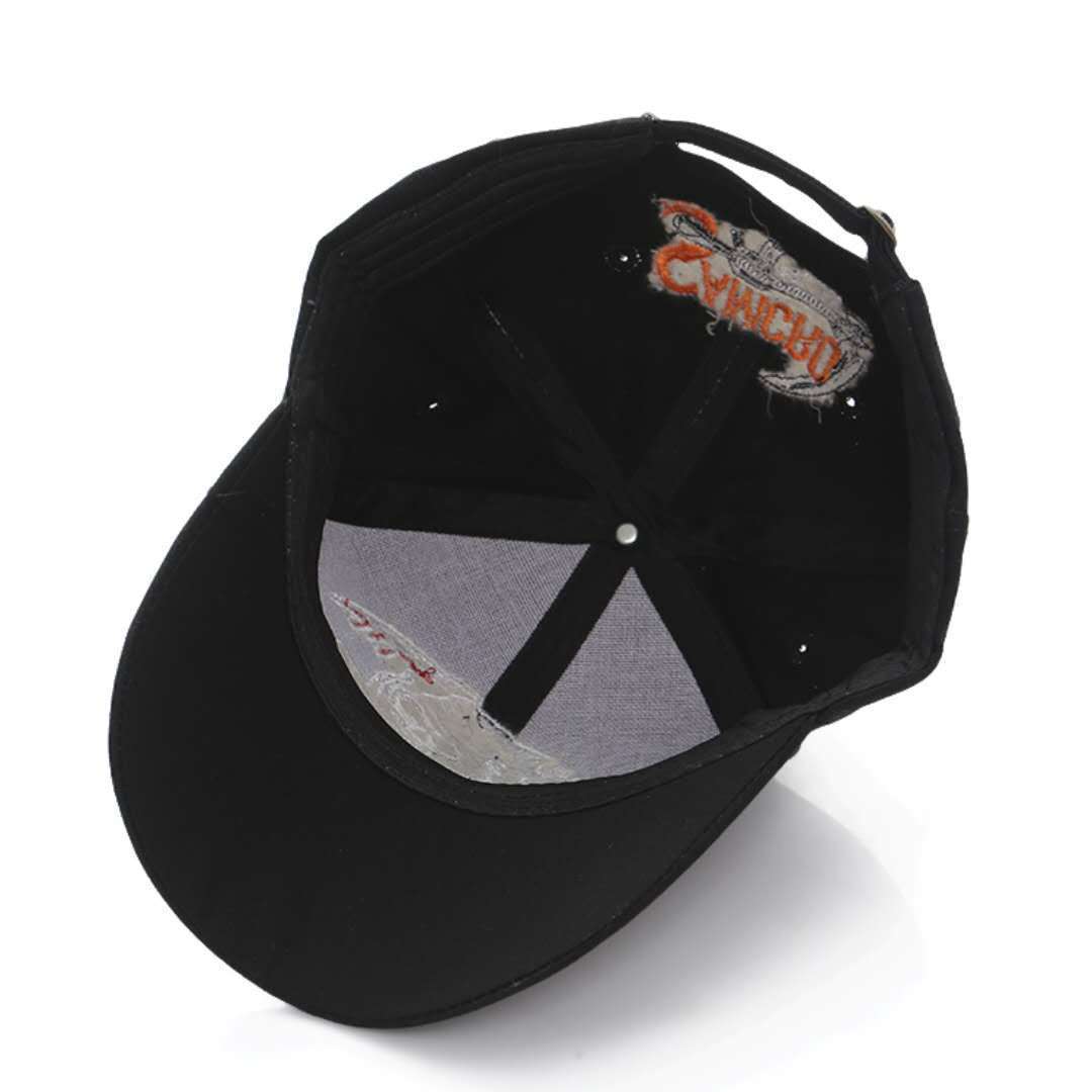 Visor Skull Embroidered Baseball Cap