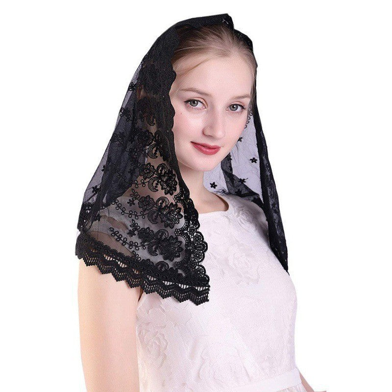 Various Vintage Women's Lace Veil Wedding Bridal Headscarf