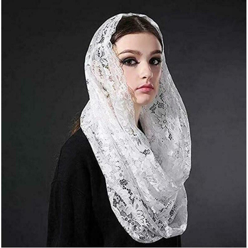 Various Vintage Women's Lace Veil Wedding Bridal Headscarf