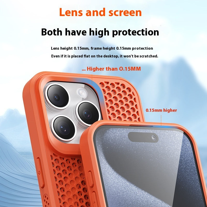 Phone Case Breathable Honeycomb Heat Dissipation