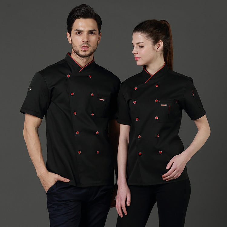 Western-style Doudou Chef's Clothing For Western Restaurant In Summer