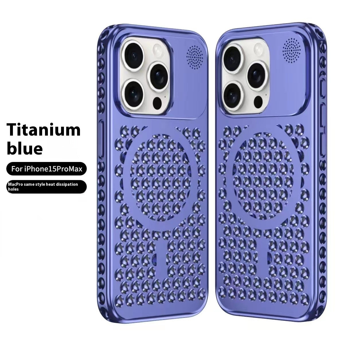 Electroplating Magnetic Suction Heat Dissipation Aromatherapy Phone Case