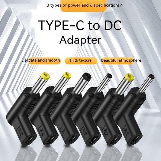 Type-c Lure Adapter DC Male Connector PD Adapter