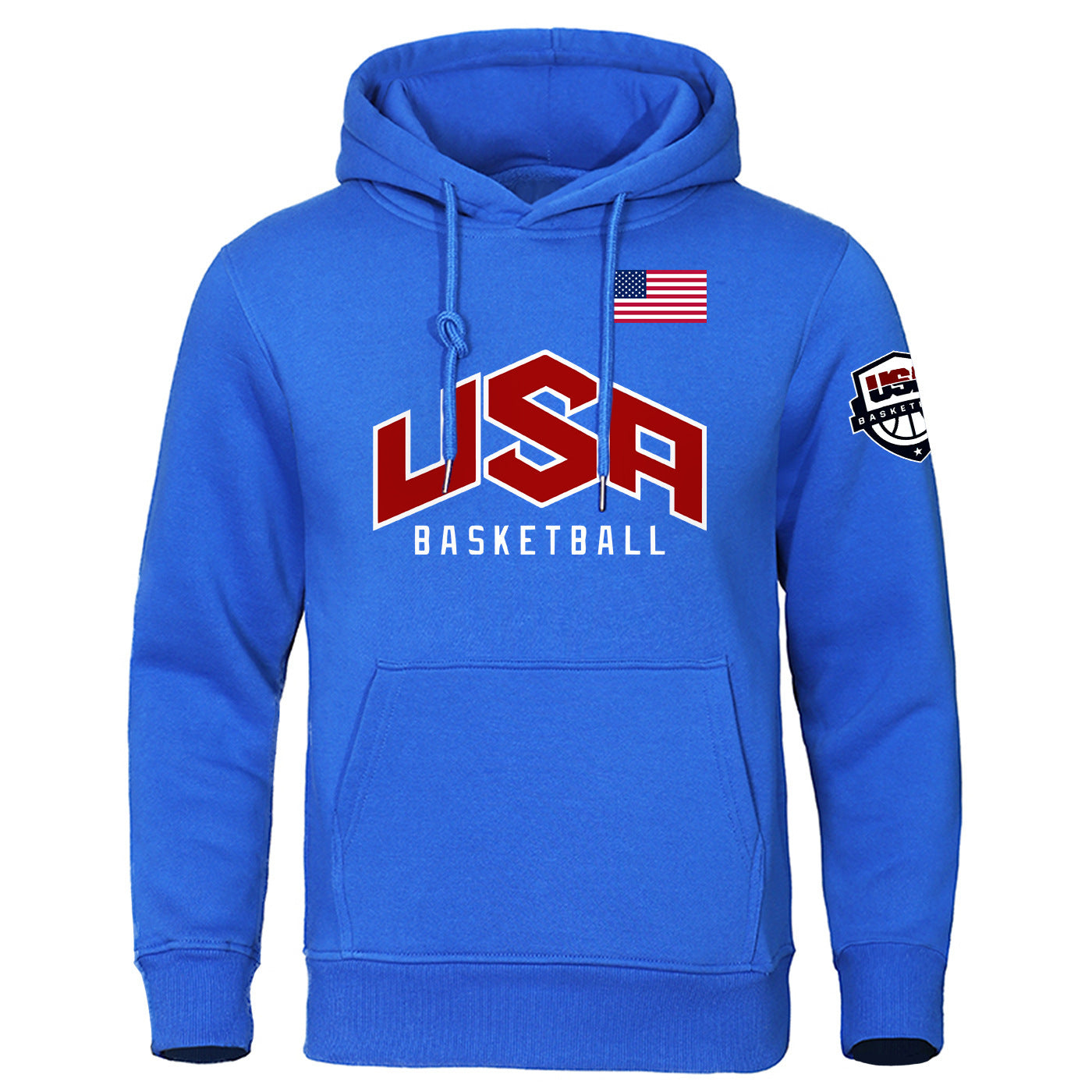 Athlete Print Sports Hoodie Men