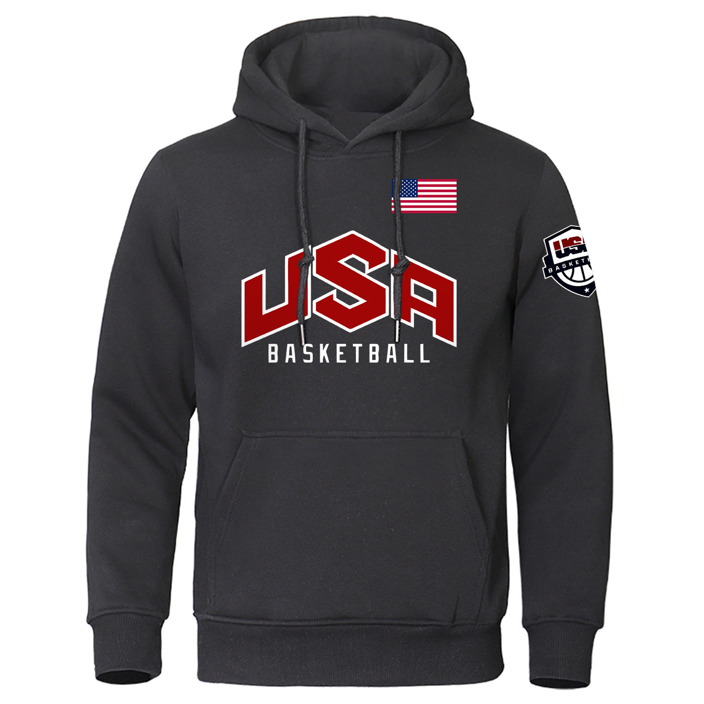 Athlete Print Sports Hoodie Men