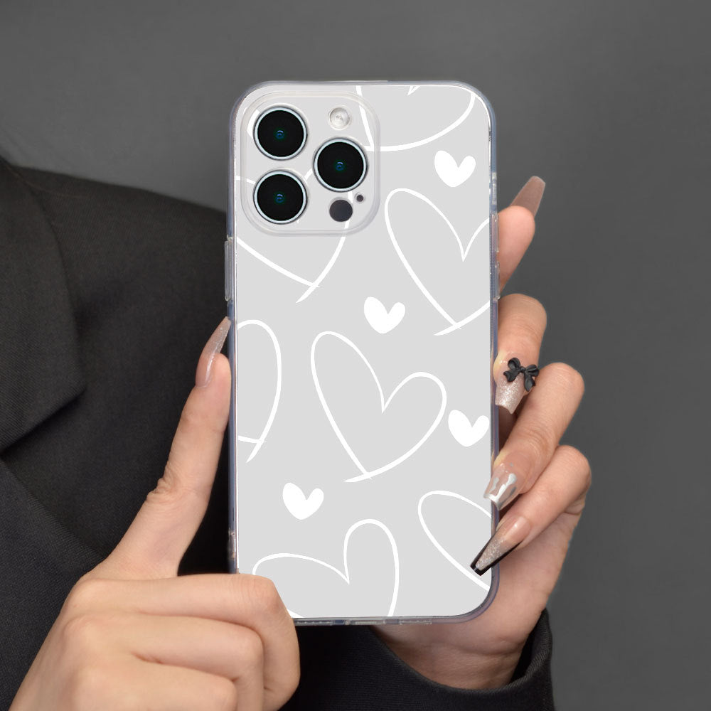 Heart-Shaped Picture All-inclusive Lens Wear-resistant Drop-resistant Phone Case