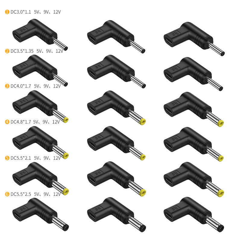 Type-c Lure Adapter DC Male Connector PD Adapter