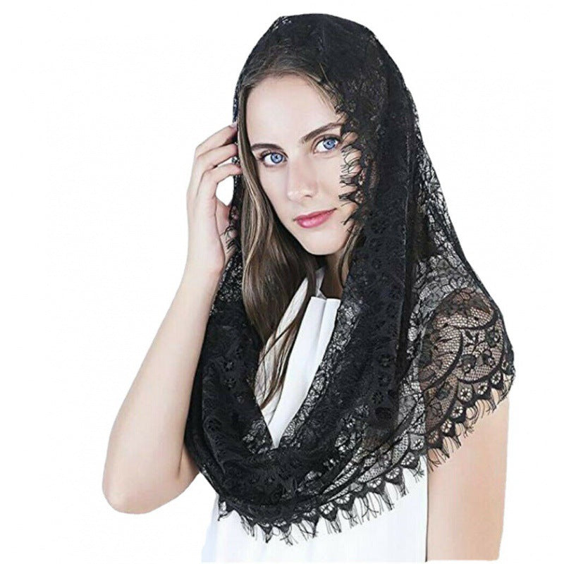 Various Vintage Women's Lace Veil Wedding Bridal Headscarf