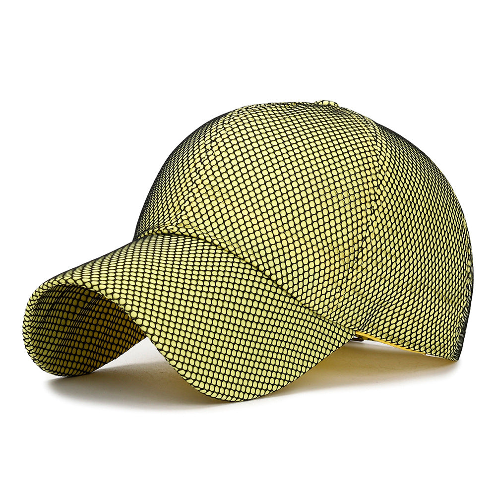 Unisex Baseball Cap, Quick Dry Mesh, Solid Visor, New Spring Summer