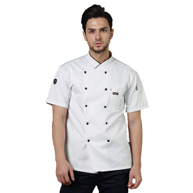 Western-style Doudou Chef's Clothing For Western Restaurant In Summer