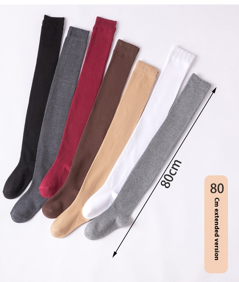 Women's High Silicone Non-slip Cotton Socks